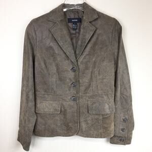 Alfani | Distressed Leather Jacket | Sz S